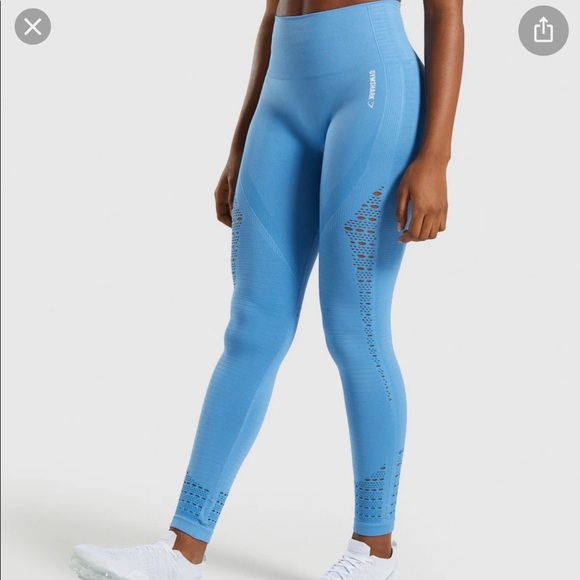 Gymshark Energy Seamless Leggings Blue 